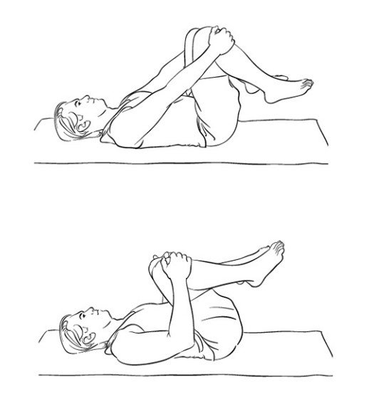 Apanasana Wind-Relieving Pose