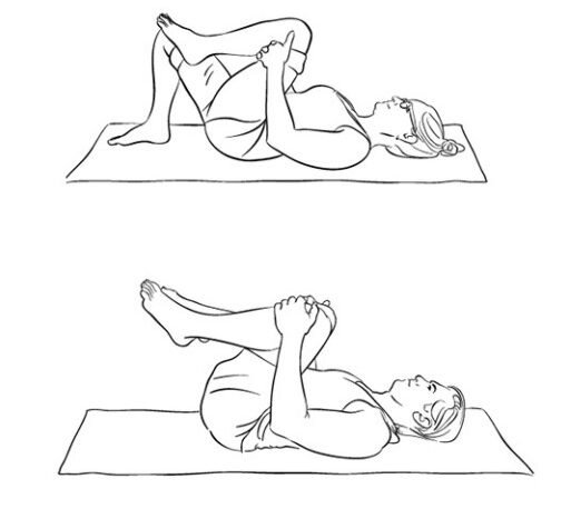 Knee to Chest Pose
