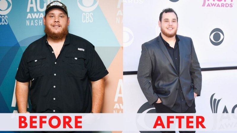 Luke Combs before and after weight loss