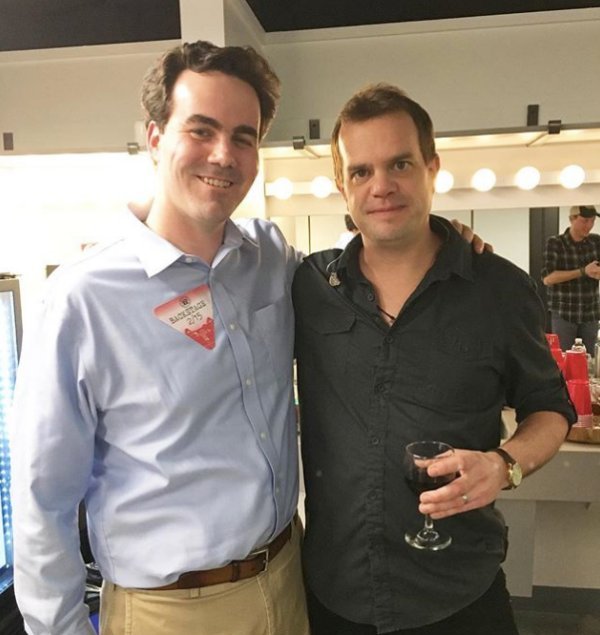 Robert Costa with friend