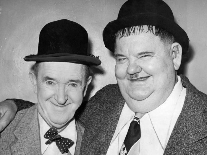 Oliver Hardy before weight loss