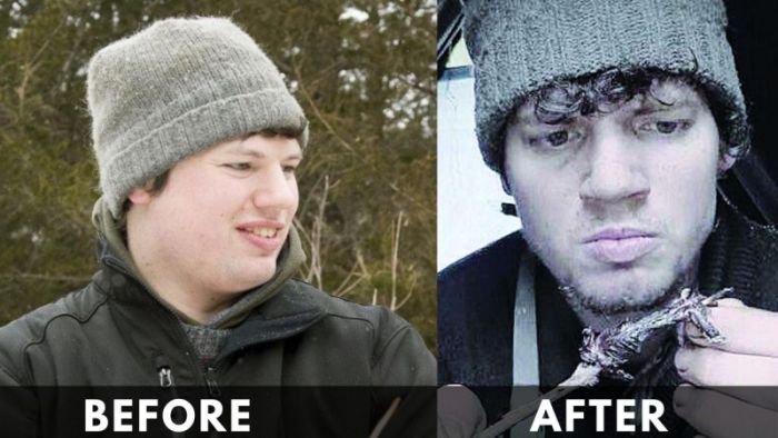 Sam Larson before after weight loss