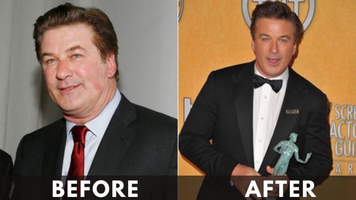 Alec Baldwin before and after