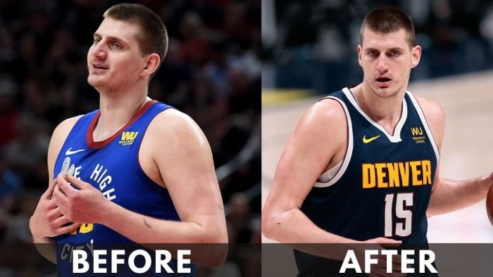 Nikola Jokic before after weight loss