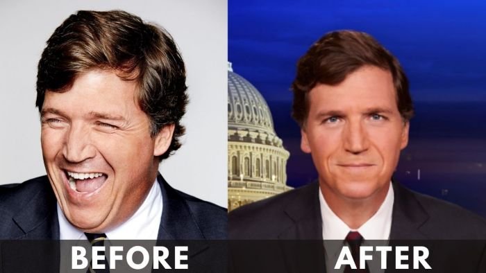 Tucker Carlson before after weight loss