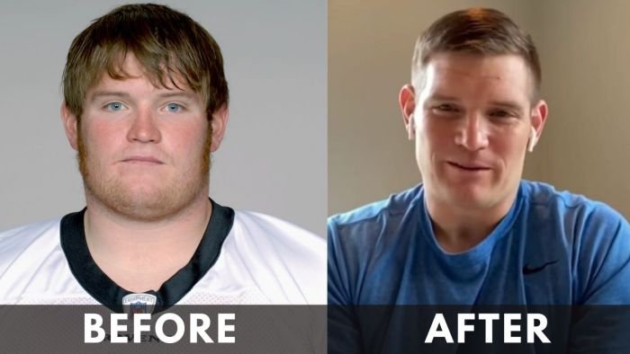 Marshal Yanda before after weight loss