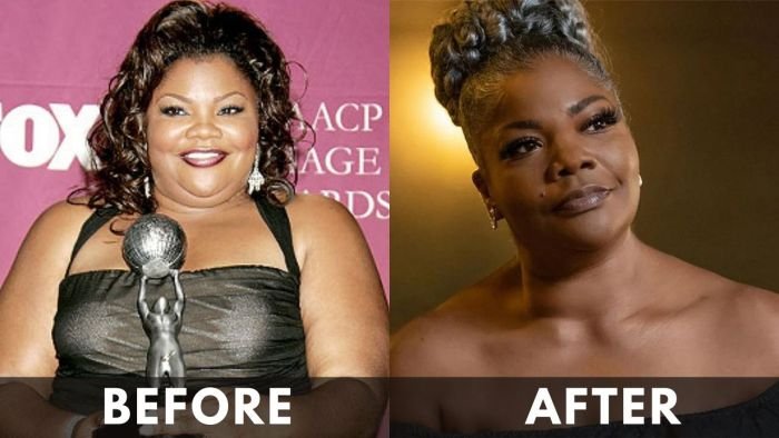 Mo'Nique before and after weight loss