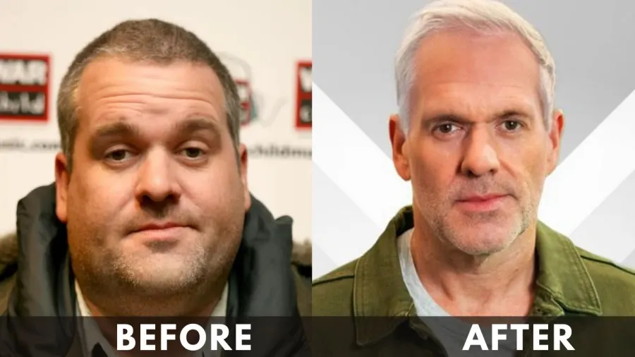 Chris Moyles before after weight loss