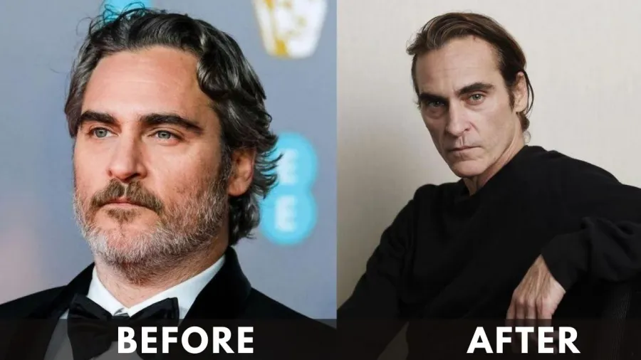 Joaquin Phoenix before after weight loss