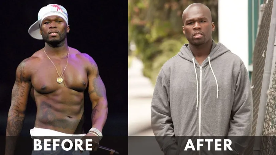 50 Cent before after weight loss