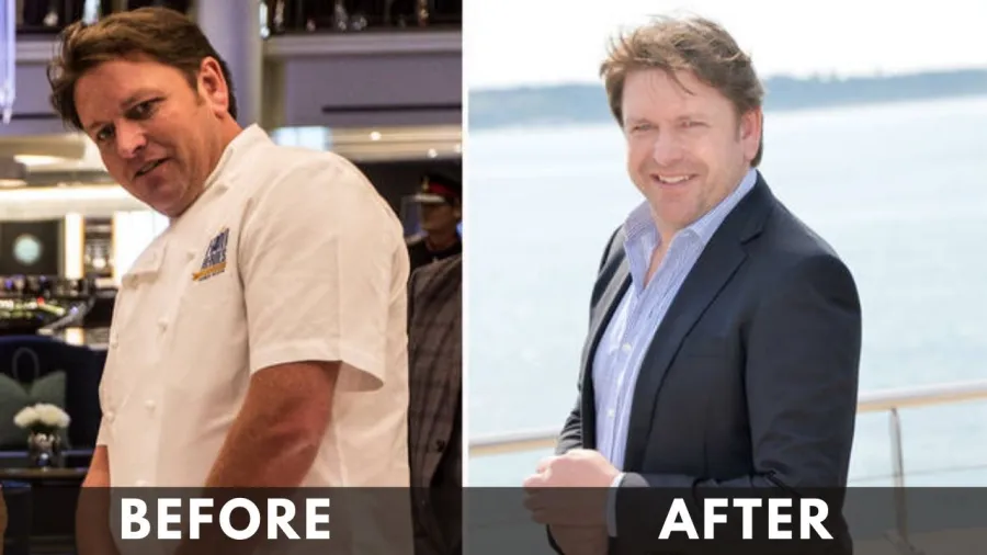 James Martin before and after