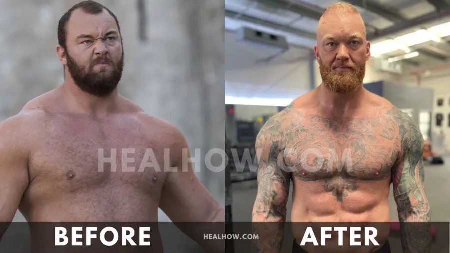 Hafthor Bjornsson before after weight loss