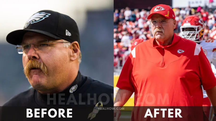 Andy Reid before after weight loss