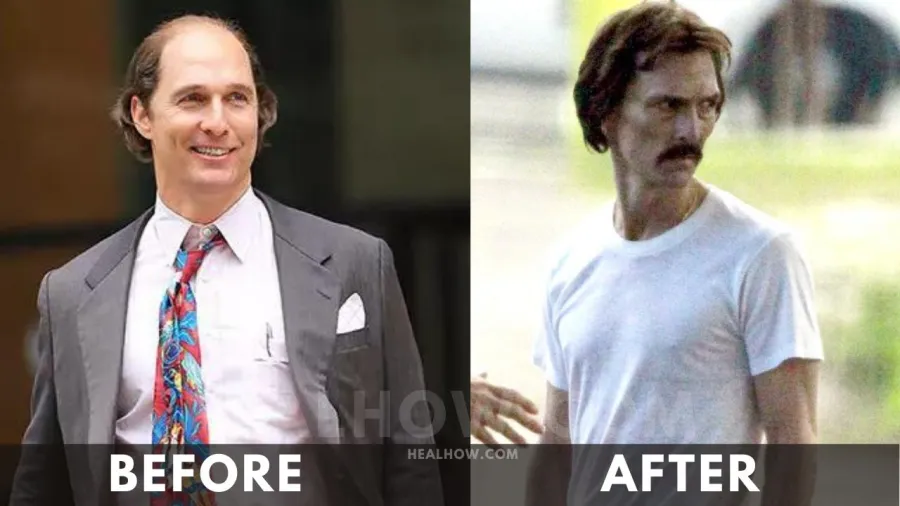 Matthew McConaughey before after weight loss