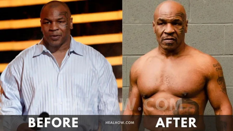 Mike Tyson before after weight loss