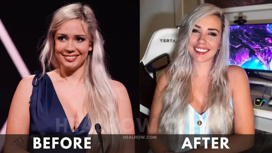 Alanah Pearce before after weight loss