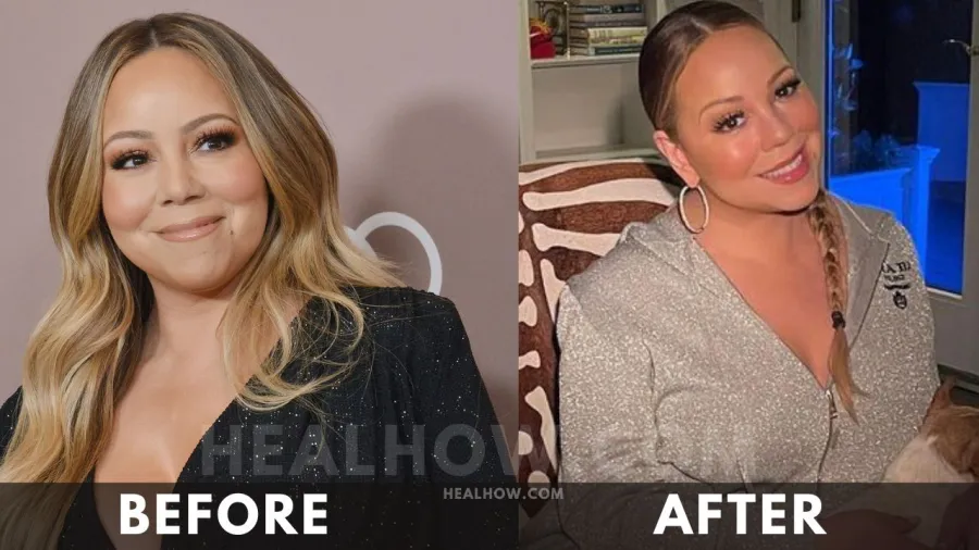 Mariah Carey before after weight loss