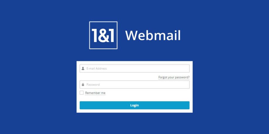 1and1 Webmail Account on IONOS